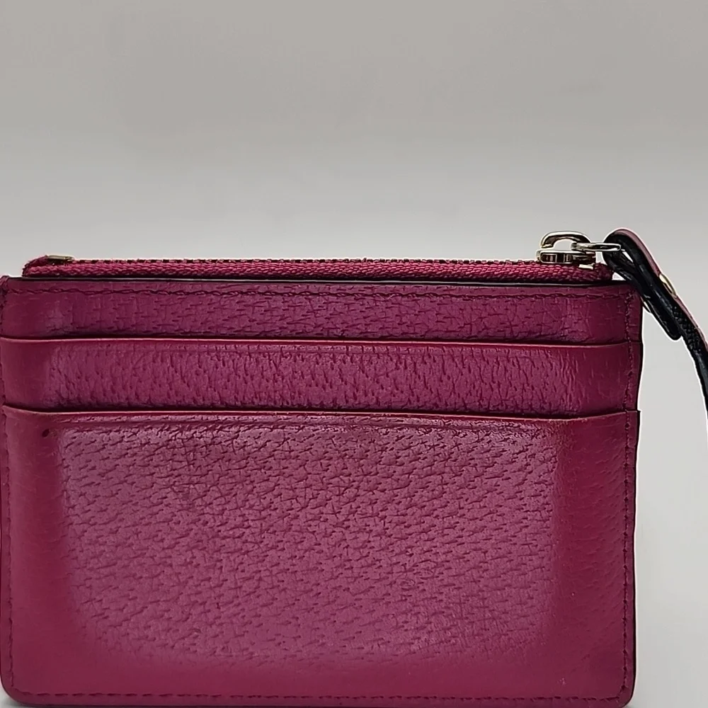 Kate Spade Fuchsia Leather Card Holder/Case‎